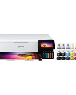 EcoTank Photo ET-8550 Wireless Wide-Format All-in-One Supertank Printer with Scanner, Copier, Ethernet and 4.3-inch Color Touchscreen