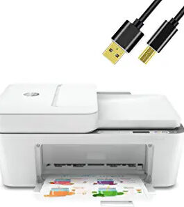 All in One Printer Wireless Inkjet Photo Printer, Print, Scan, Copy, Fax and Mobile Printing with Auto Document Feeder Includes 6 Feet NeeGo Printer Cable