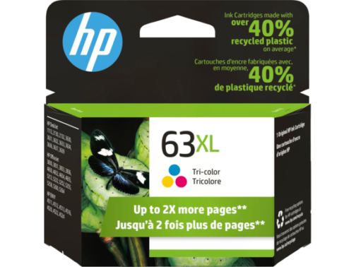 HP 63XL High Yield Tri-color Original Ink Cartridge